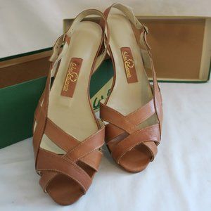 1970s/1980s New Old Stock Slingback Sandals